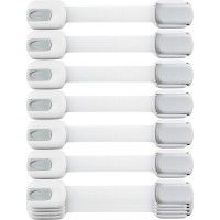 Wappa Child Safety Strap Locks – 12 Pack Adjustable Babyproof Locks with 3M Adhesive